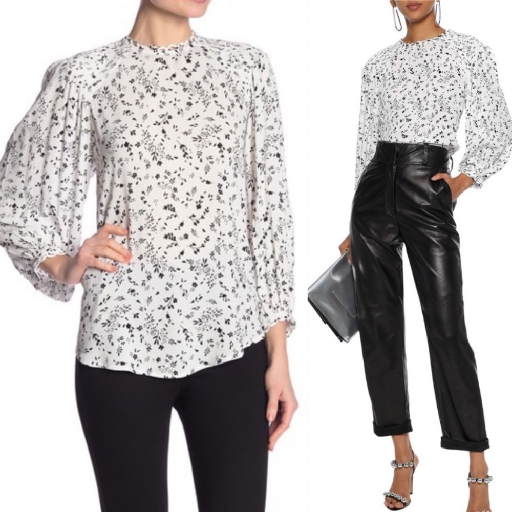 NWT Joie Lissane Floral Blouse (XS)